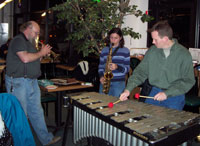 David Hoffman, Cassie Hart, and Kevin Hart at Panache in Peoria