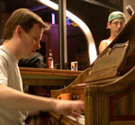 Kevin Hart on piano and Mike Nellas on bass at Panache